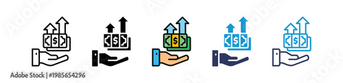 Salary Growth multiple icon