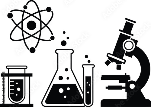 A visual representation of musical notes and a guitar chord Vector