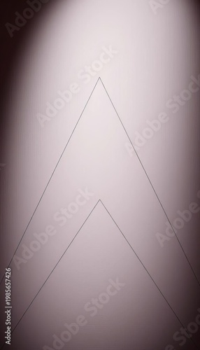 Clean ruled lines intersect a bold triangular tessellation ,  lines,  clean