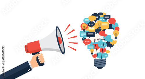 Scene with different dinosaurs like a Brachiosaurus, Tyrannosaurus Rex, and Pterodactyl in a prehistoric landscape with palms.