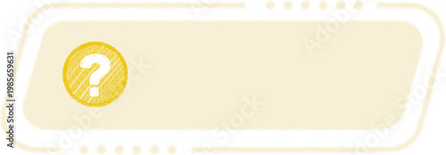 Question Mark Crayon Frame