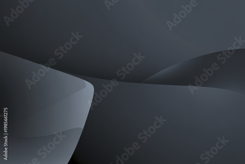 Dark subtle gradient layers form a moody and sophisticated abstract visual composition
