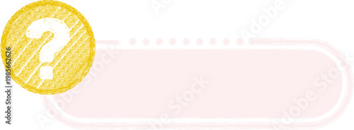 Question Mark Crayon Frame