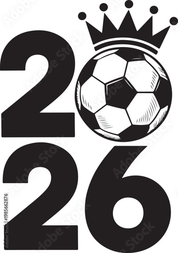 Dynamic Neon Lit Football World Cup Trophy Silhouette Against Deep Navy Backdrop Ideal for Sports Themed Digital Campaigns and Social Media Graphics