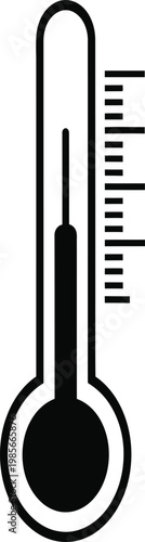 Minimalist black and white illustration of a smartphone Vector