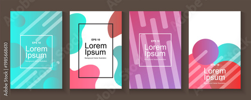 Abstract Color Lines background. with Wave Color Shapes Pattern. Rainbow Colored Fluid Graphic Elements. Posters with 3D Wavy and Spiral Ribbons, colorful waves cards, cover, flayer, cover banner.