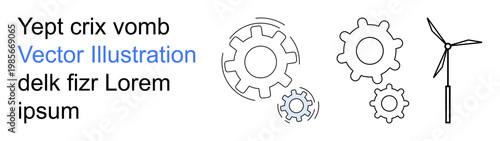 Energy systems, machinery, renewable power, technology development, automation, creativity concepts. Gears and wind turbine design. Energy systems and machinery concept