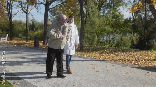 Elderly man faces health crisis during walk, receives emergency assistance