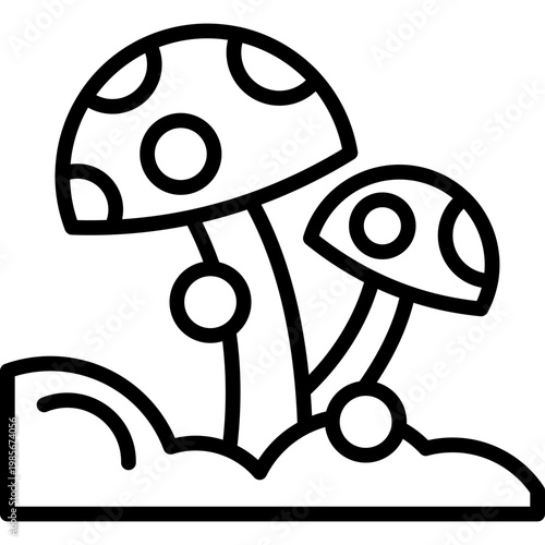 Adaptogens line icon