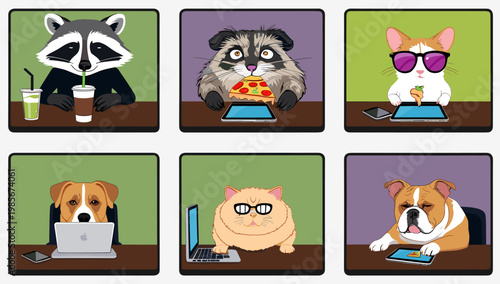 A minimalistic image featuring a tablet on a desk with a partial view of a person, evoking a sense of modern work and digital connection. Ideal for il