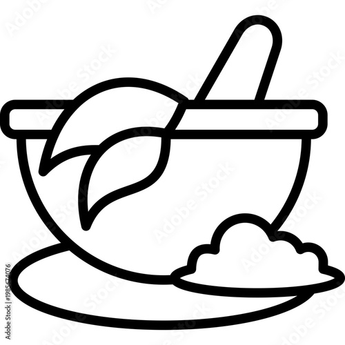 Herbal Extract line icon