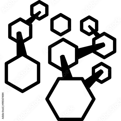 Flavonoids line icon