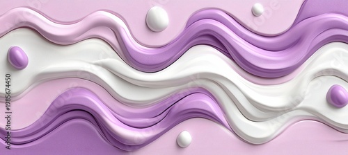 Pastel shades background with seamless soft wave texture design for elegant text placement.