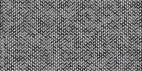 seamless pattern metal grid meatball wall decoration with chains circle wallpaper black and gray paper ornament cover, page, banner template design.