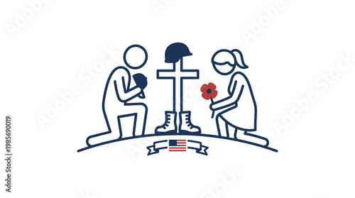 Memorial Day Remembrance Honoring Fallen Soldiers