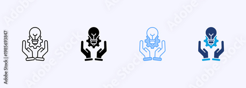 Initiative Icon Set Multistyle Various Collection Element For Design