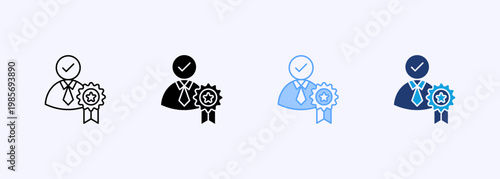 Professionalism Icon Set Multistyle Various Collection Element For Design