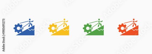 Persistence Icon Set Color Multiple Style Collection Element For Design