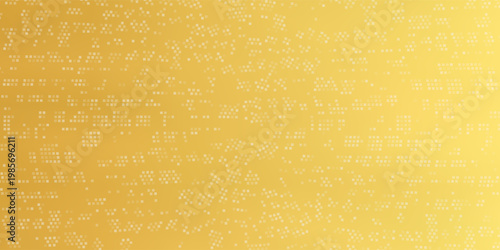 Shining gold disco party pattern background. Iridescent golden sequin mosaic texture. Sparkling yellow halftone wallpaper. Pop up comic glowing glitter backdrop. 70s or 80s vector design template