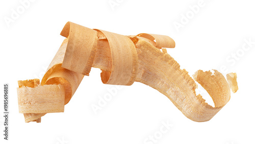 Foto Abstract wood shavings sawdust isolated on transparent background