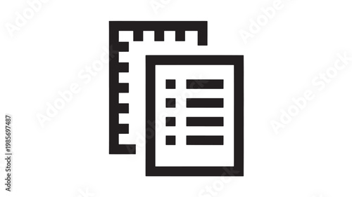 Document Files Icon For Business and Office Organization