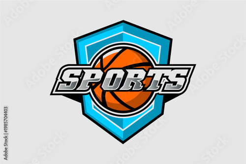 Sports Basketball Team Logo Design.