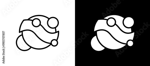 Polyphenols lineglyph icon