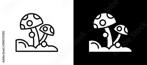 Adaptogens lineglyph icon