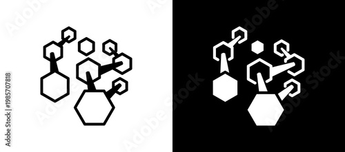 Flavonoids lineglyph icon