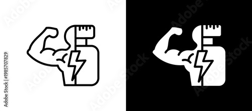 Phytonutrients lineglyph icon