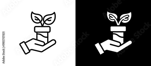 Botanicals lineglyph icon