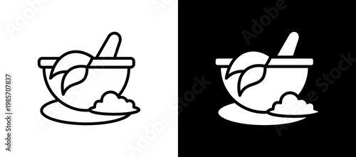 Herbal Extract lineglyph icon