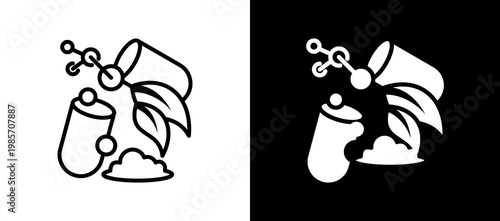 Nutraceuticals lineglyph icon