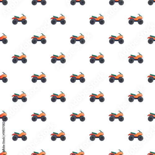 All terrain vehicle repeating pattern design element