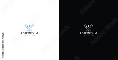 vector design logo for plumbing services and repairs