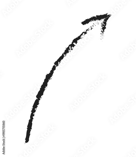 Chalk Arrow Icon Set Hand Drawn Sketch Style