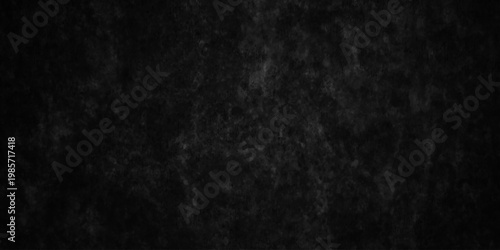 Dark black old wall paper grunge background. black blackboard and chalkboard texture. Dark black concrete wall texture element vintage grunge charcoal paint rough, distress backdrop background.