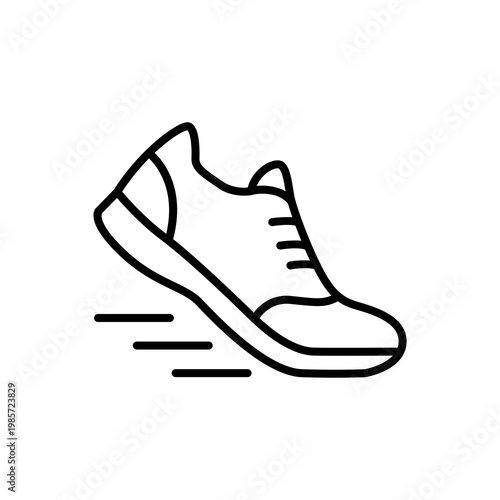 Running Shoe Active Lifestyle Icon