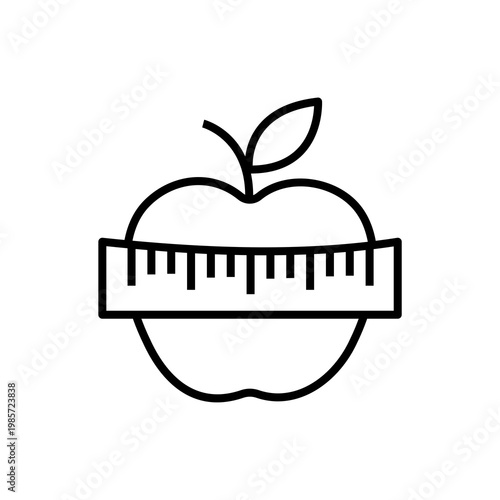 Healthy Diet Weight Loss Icon