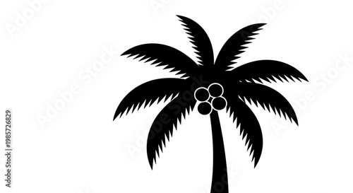 Olympic Rings on Palm Tree.