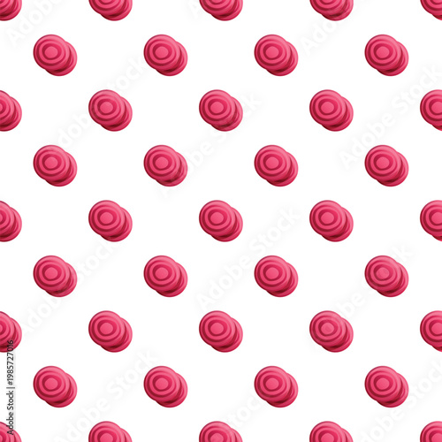 Beetroot slices creating a vibrant red and pink repeating food background