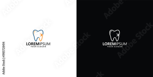 dental care logo vector design logo