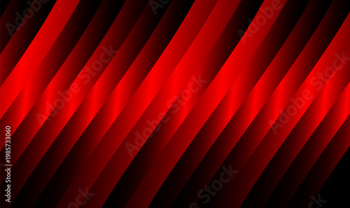 Diagonal red gradient stripes on black background. Bright glowing bars fully cover the banner, creating a bold dynamic abstract design.