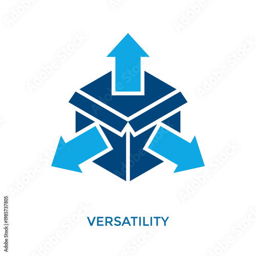 Versatility Icon Dual Tone Style. Vector Illustration For Graphic Design