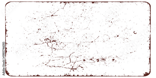 A dirty grunge film strip frame design featuring an old paper texture with ink splatters, watercolor paint stains, and a liquid splash element in a vector art illustration