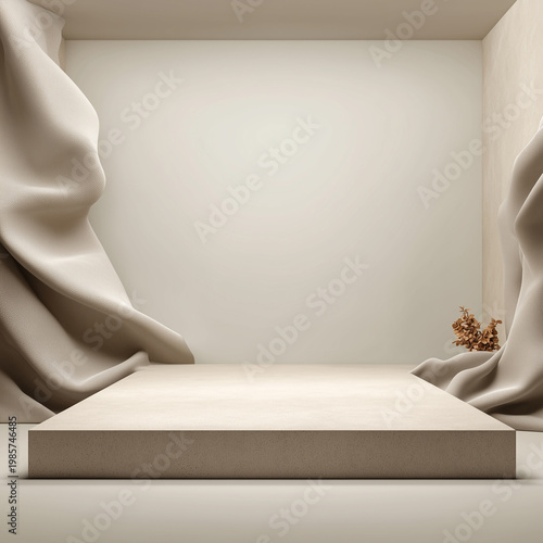 vintage background with a frame and flowers