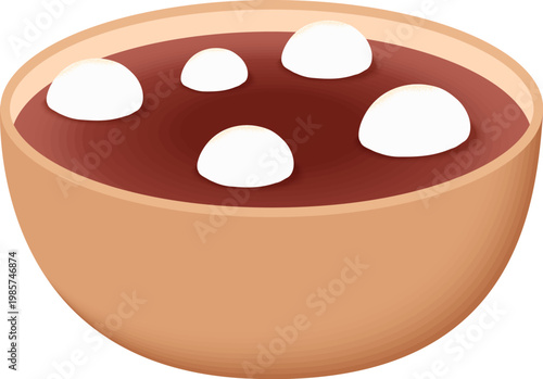 Chinese traditional treat glutinous rice dumpling