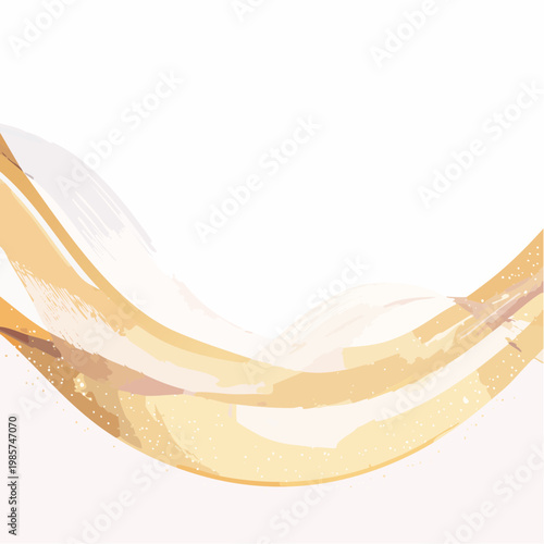 Abstrakte Lichtwellen fließen sanft durch das Bild und erzeugen eine elegante, fast schwerelose Bewegung