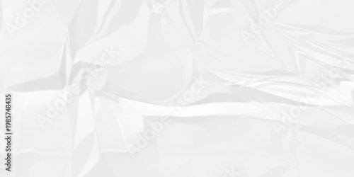 Crumple crushed white paper obsolete rumple craft design. wrinkle ripped cardboard crumple aged closeup recycled document grunge paper background.