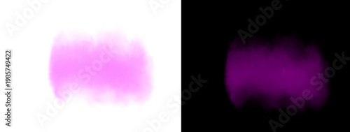 Soft Pink Cloud Glow with Abstract Smoke Effect and Minimal Clean Background Style